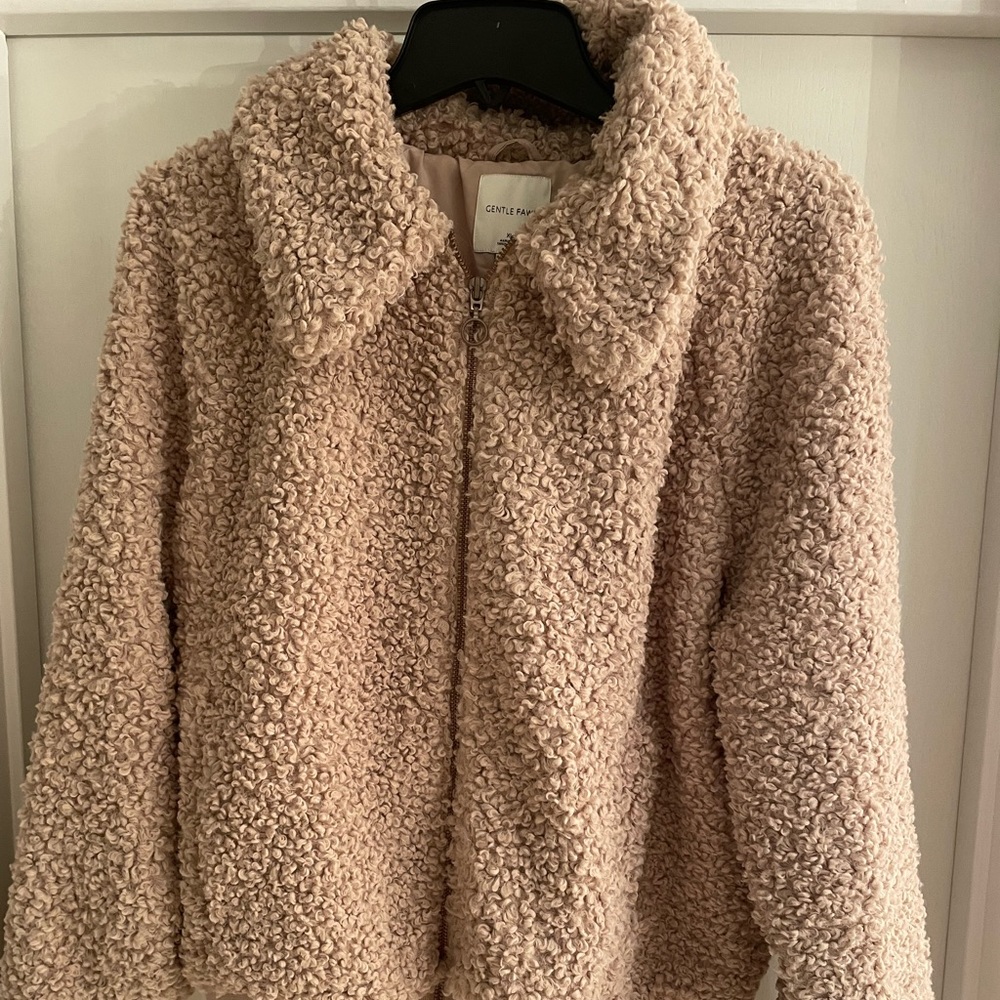 Gentle Fawn Sherpa bomber jacket